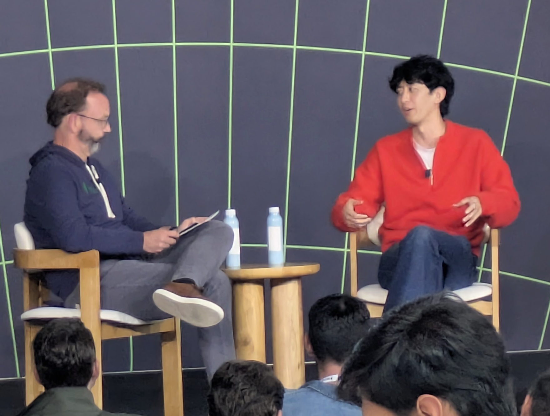MongoDB CTO Jim Scharf with OpenAI Developer Experience Engineer Jason Liu